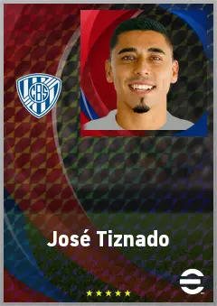 José Tiznado eFootball 2026 player card, 70 OVR CB