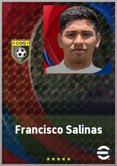 Francisco Salinas eFootball 2026 player card, 70 OVR RB