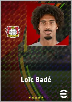Loïc Badé eFootball 2026 player card, 77 OVR CB