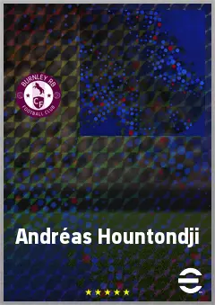 Andréas Hountondji eFootball 2026 player card, 69 OVR CF