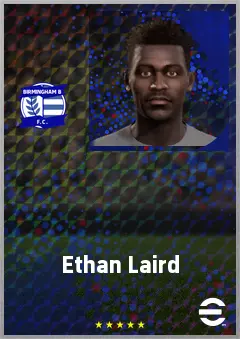Ethan Laird eFootball 2026 player card, 71 OVR RB