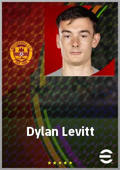 Dylan Levitt eFootball 2026 player card, 69 OVR CMF