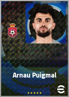 Arnau Puigmal eFootball 2026 player card, 71 OVR AMF
