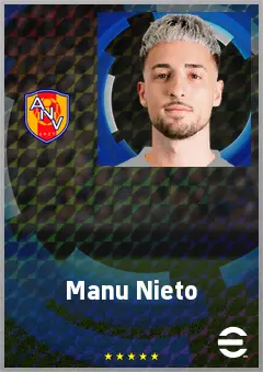 Manu Nieto eFootball 2026 player card, 67 OVR CF