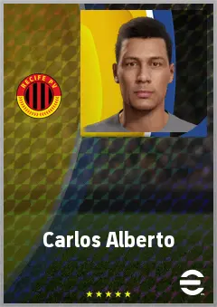 Carlos Alberto eFootball 2026 player card, 69 OVR LWF