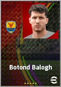 Botond Balogh eFootball 2026 player card, 70 OVR CB
