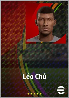 Léo Chú eFootball 2026 player card, 67 OVR LWF