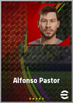 Alfonso Pastor eFootball 2026 player card, 68 OVR GK
