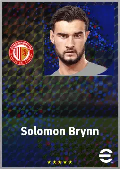 Solomon Brynn eFootball 2026 player card, 70 OVR GK