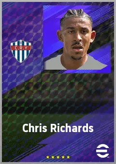Chris Richards eFootball 2026 player card, 77 OVR CB