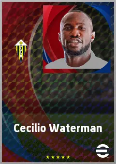 Cecilio Waterman eFootball 2026 player card, 71 OVR CF