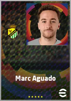 Marc Aguado eFootball 2026 player card, 70 OVR DMF