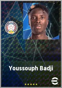 Youssouph Badji eFootball 2026 player card, 71 OVR CF