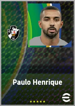 Paulo Henrique eFootball 2026 player card, 75 OVR RB