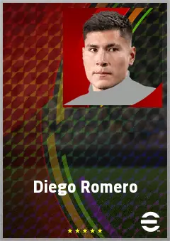 Diego Romero eFootball 2026 player card, 70 OVR GK