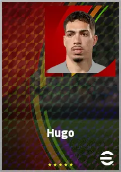 Hugo eFootball 2026 player card, 71 OVR LB