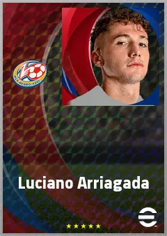 Luciano Arriagada eFootball 2026 player card, 69 OVR CF