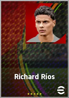 Richard Ríos eFootball 2026 player card, 72 OVR CMF