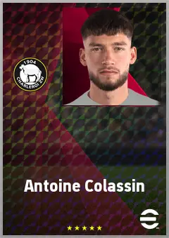 Antoine Colassin eFootball 2026 player card, 68 OVR CF