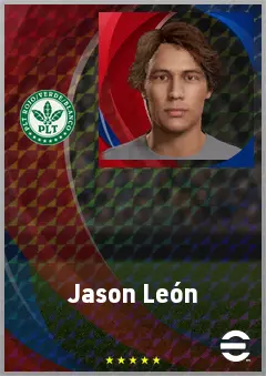 Jason León eFootball 2026 player card, 67 OVR LB