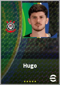 Hugo eFootball 2026 player card, 72 OVR LB