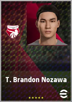 Nozawa Taishi B. eFootball 2026 player card, 70 OVR GK