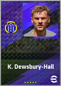 K. Dewsbury-Hall eFootball 2026 player card, 78 OVR AMF
