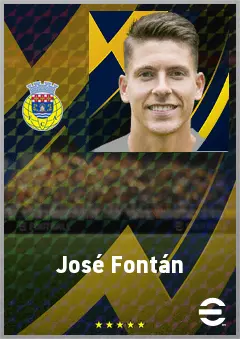 José Fontán eFootball 2026 player card, 69 OVR LB