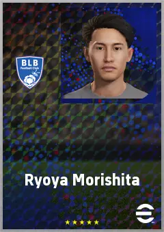 Morishita Ryoya eFootball 2026 player card, 72 OVR RB