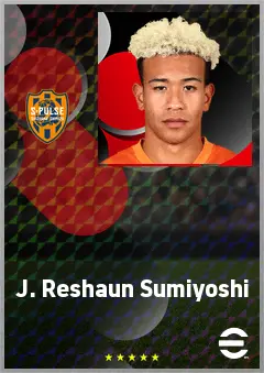 Sumiyoshi Jelani R. eFootball 2026 player card, 70 OVR CB