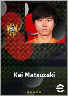 Matsuzaki Kai eFootball 2026 player card, 67 OVR RMF