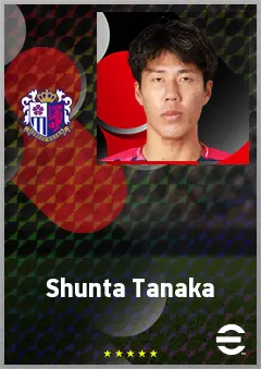Tanaka Shunta eFootball 2026 player card, 70 OVR DMF