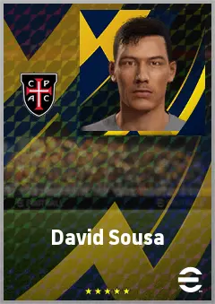David Sousa eFootball 2026 player card, 70 OVR CB