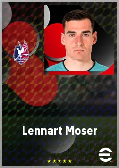 Lennart Moser eFootball 2026 player card, 69 OVR GK
