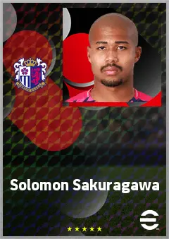 Sakuragawa Solomon eFootball 2026 player card, 70 OVR CF
