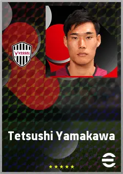 Yamakawa Tetsushi eFootball 2026 player card, 72 OVR CB