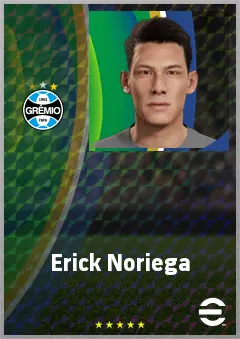 Erick Noriega eFootball 2026 player card, 70 OVR CB