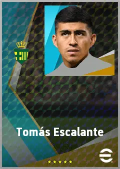 Tomás Escalante eFootball 2026 player card, 69 OVR CMF