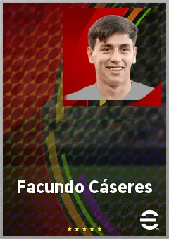Facundo Cáseres eFootball 2026 player card, 69 OVR CMF