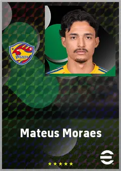 Mateus Moraes eFootball 2026 player card, 68 OVR CB