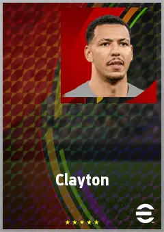 Clayton eFootball 2026 player card, 73 OVR CF