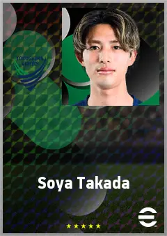 Takada Soya eFootball 2026 player card, 64 OVR LMF