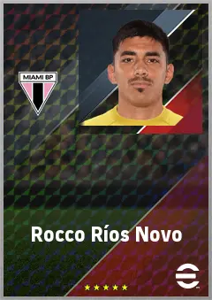 Rocco Ríos Novo eFootball 2026 player card, 70 OVR GK