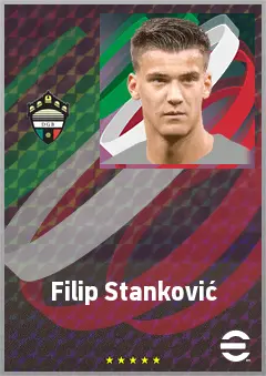 Filip Stanković eFootball 2026 player card, 73 OVR GK