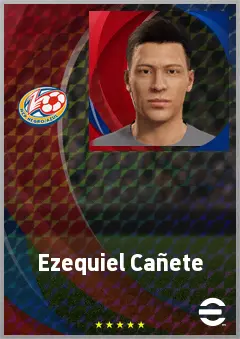 Ezequiel Cañete eFootball 2026 player card, 69 OVR CMF