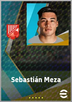 Sebastián Meza eFootball 2026 player card, 72 OVR GK