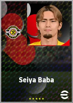 Baba Seiya eFootball 2026 player card, 65 OVR RB