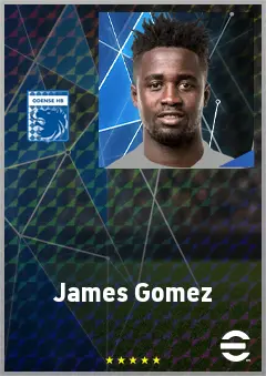 James Gomez eFootball 2026 player card, 69 OVR CB