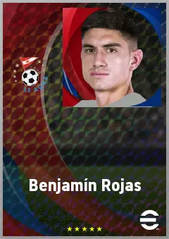 Benjamín Rojas eFootball 2026 player card, 70 OVR RB