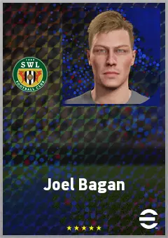 Joel Bagan eFootball 2026 player card, 69 OVR LB